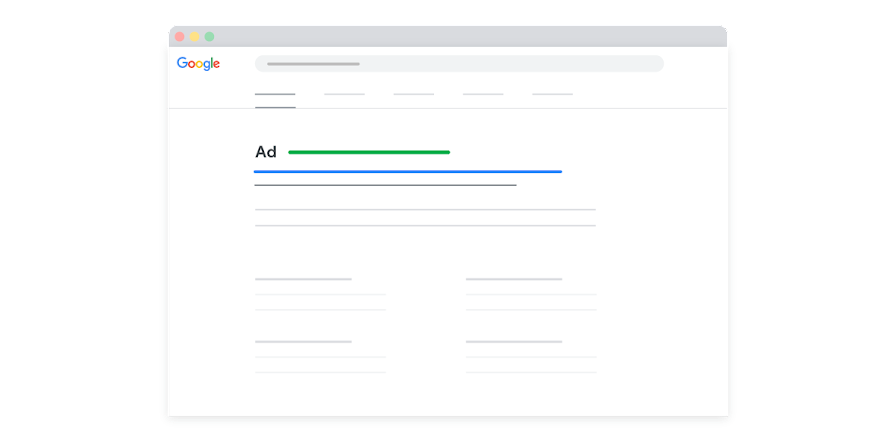 Google Search Ads Example